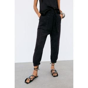 Zara harem joggers with belt